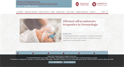 Desktop Screenshot of neonatologiaroma.it